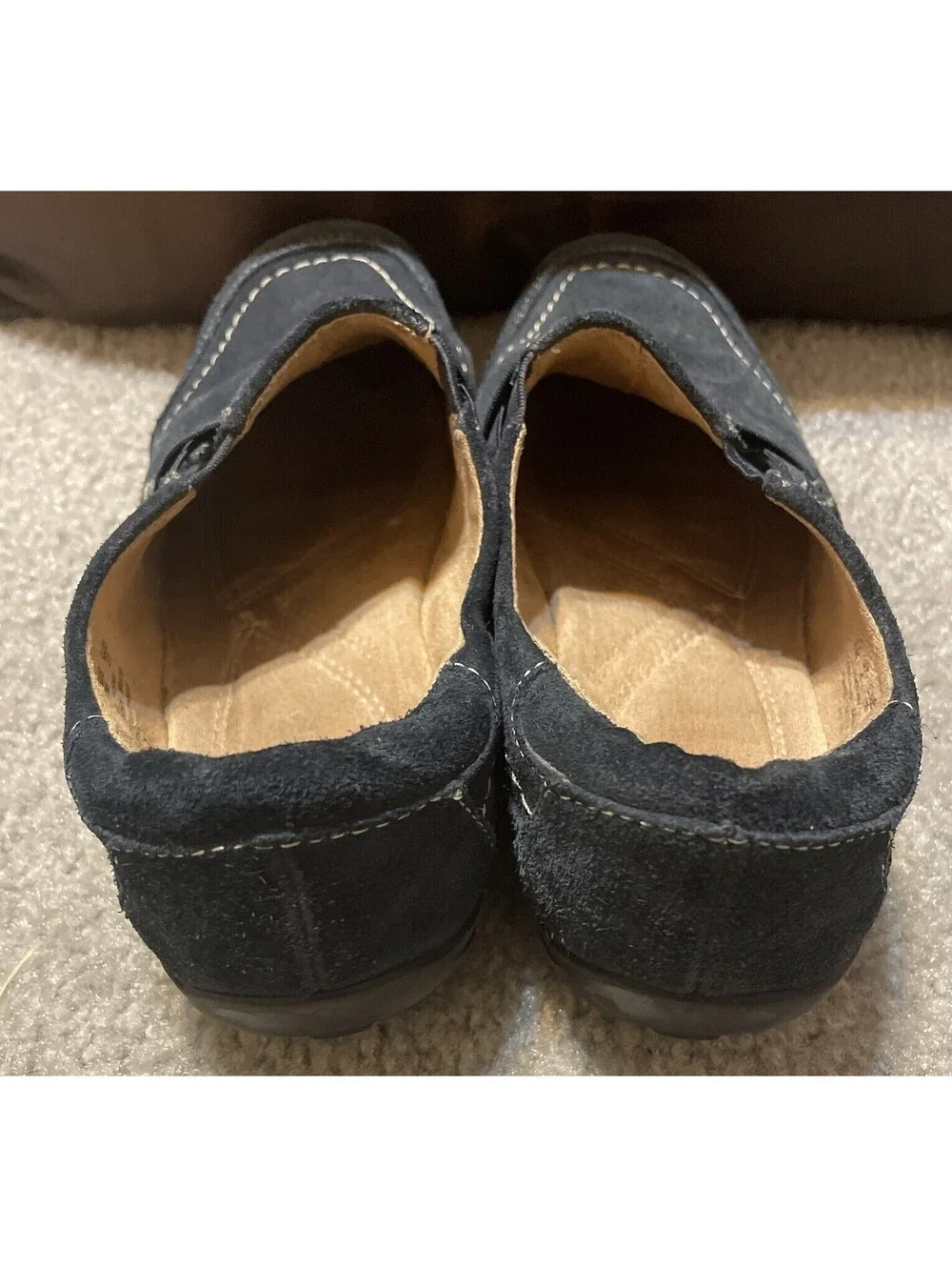 Naturalizer Women's Slip On Sneakers Casual Shoes Blue Suede Size 6M